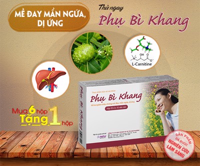Phụ Bì Khang - Giải pháp cải thiện mề đay kết hợp Đông Tây y đầu tiên tại Việt Nam